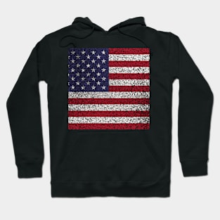 American Flag Glitter Sticker Hoodie